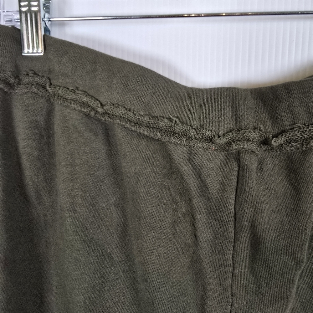 Eileen Fisher Olive Green Sweatpant Drawstring Waist StraightLeg Stretchy SizePM - Picture 8 of 11